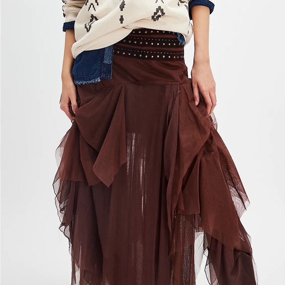 Free People Nigel Preston Studded Skirt- S
